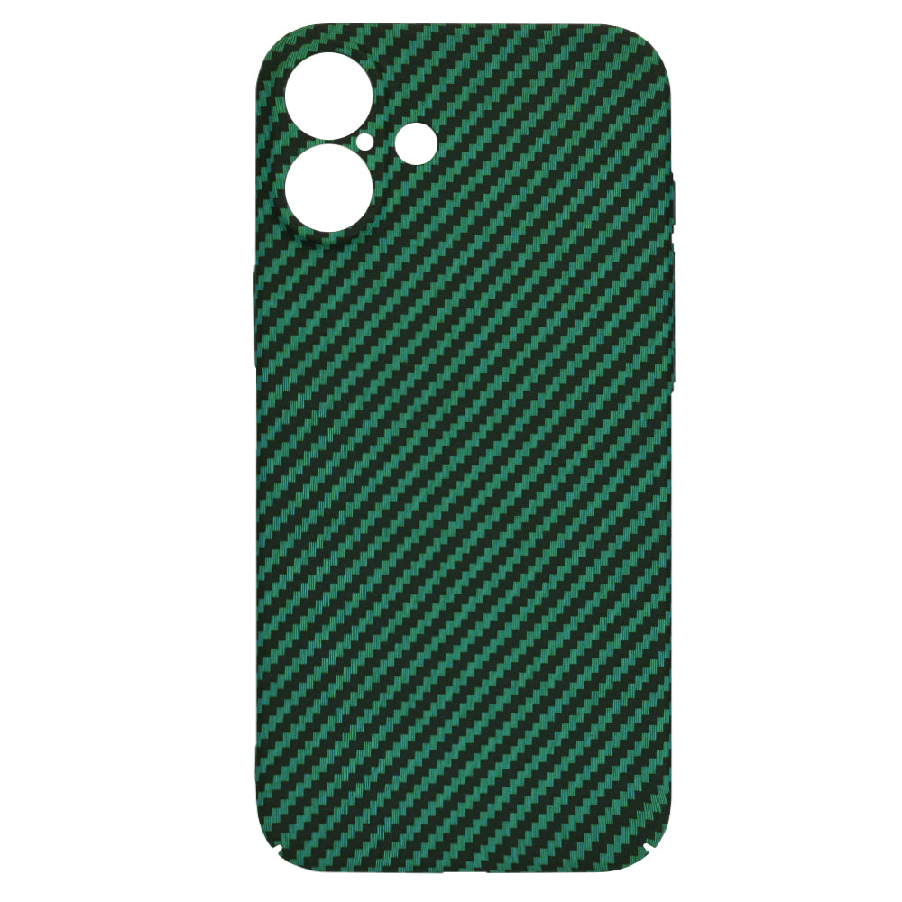 Deksel for Apple iPhone 16 Plus, Techsuit, Carbonite FiberShell, Grønn