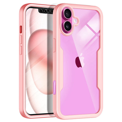 Deksel for Apple iPhone 16 Plus, Techsuit, ColorVerse 360, Rosa