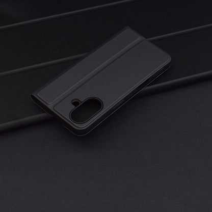 Deksel til Apple iPhone 16 Plus, Techsuit, Magskin Book, Svart