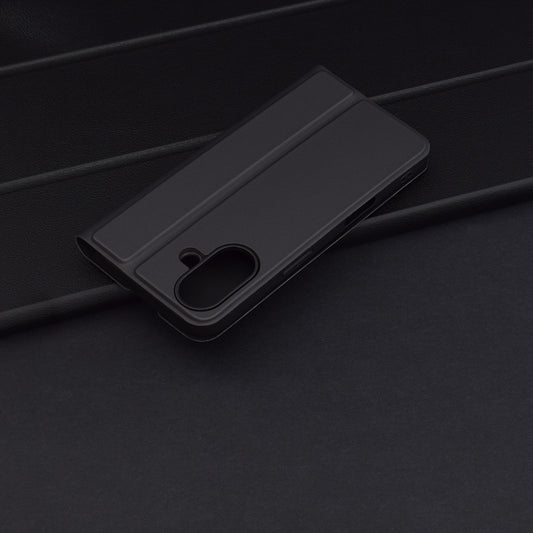 Deksel til Apple iPhone 16 Plus, Techsuit, Magskin Book, Svart