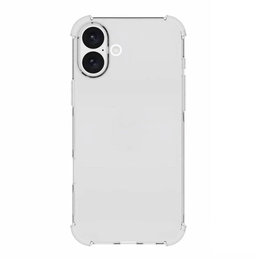 Deksel for Apple iPhone 16 Plus, Techsuit, Støtsikker Klar (Stor Linsehull), Transparent
