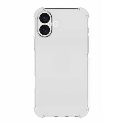 Deksel for Apple iPhone 16 Plus, Techsuit, Støtsikker Klar (Stor Linsehull), Transparent