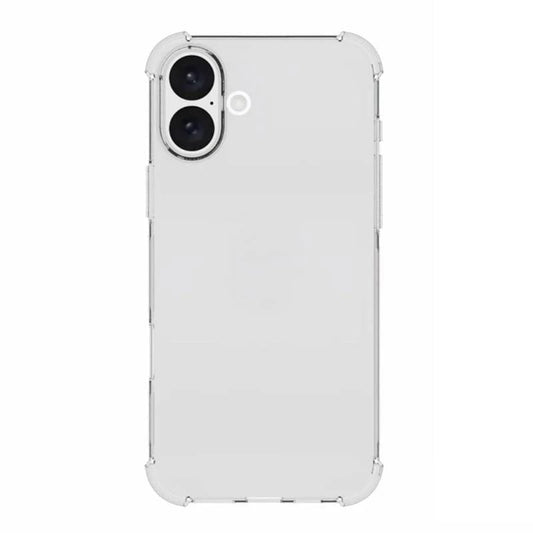 Deksel for Apple iPhone 16 Plus, Techsuit, Støtsikker Klar (Stor Linsehull), Transparent