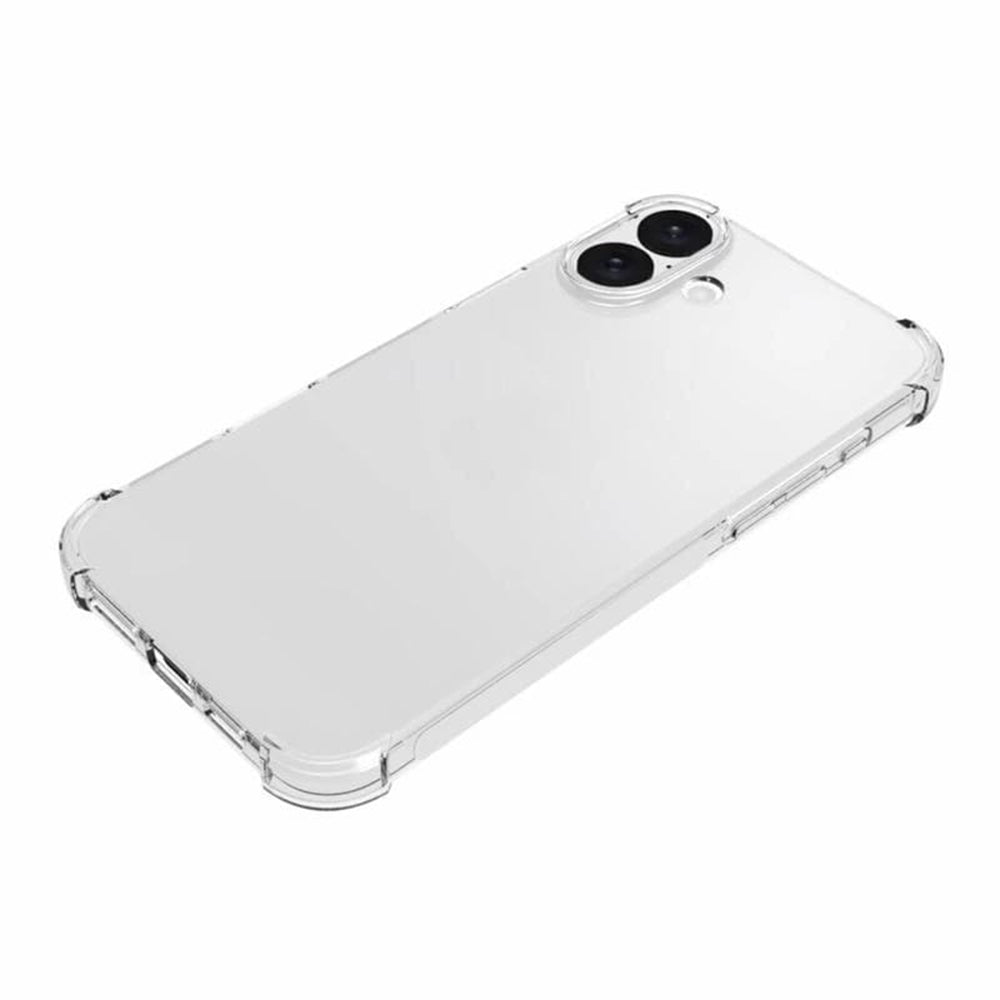 Deksel for Apple iPhone 16 Plus, Techsuit, Støtsikker Klar (Stor Linsehull), Transparent