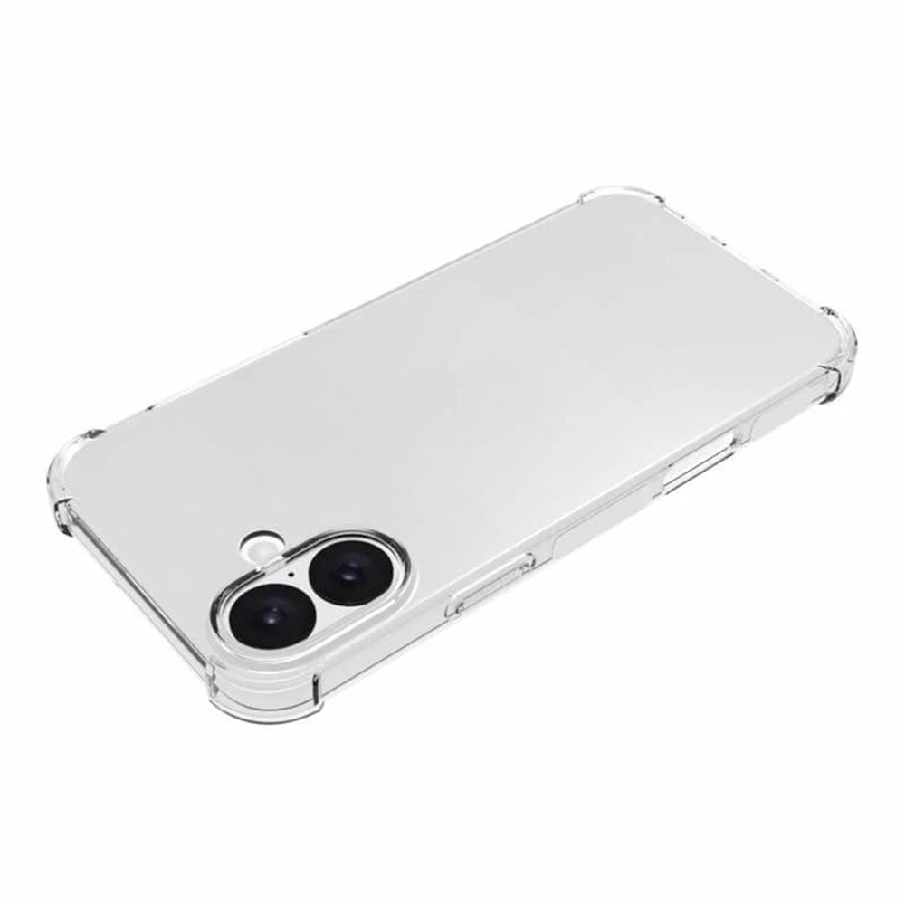 Deksel for Apple iPhone 16 Plus, Techsuit, Støtsikker Klar (Stor Linsehull), Transparent