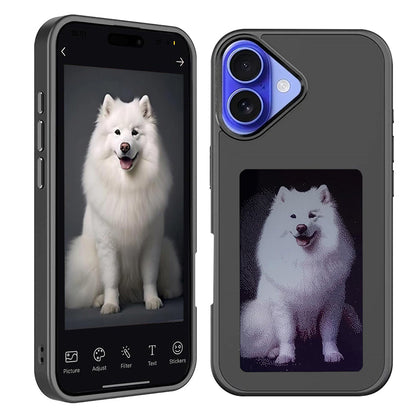 Deksel for Apple iPhone 16 Plus, Techsuit, SmartScreen NFC, Svart