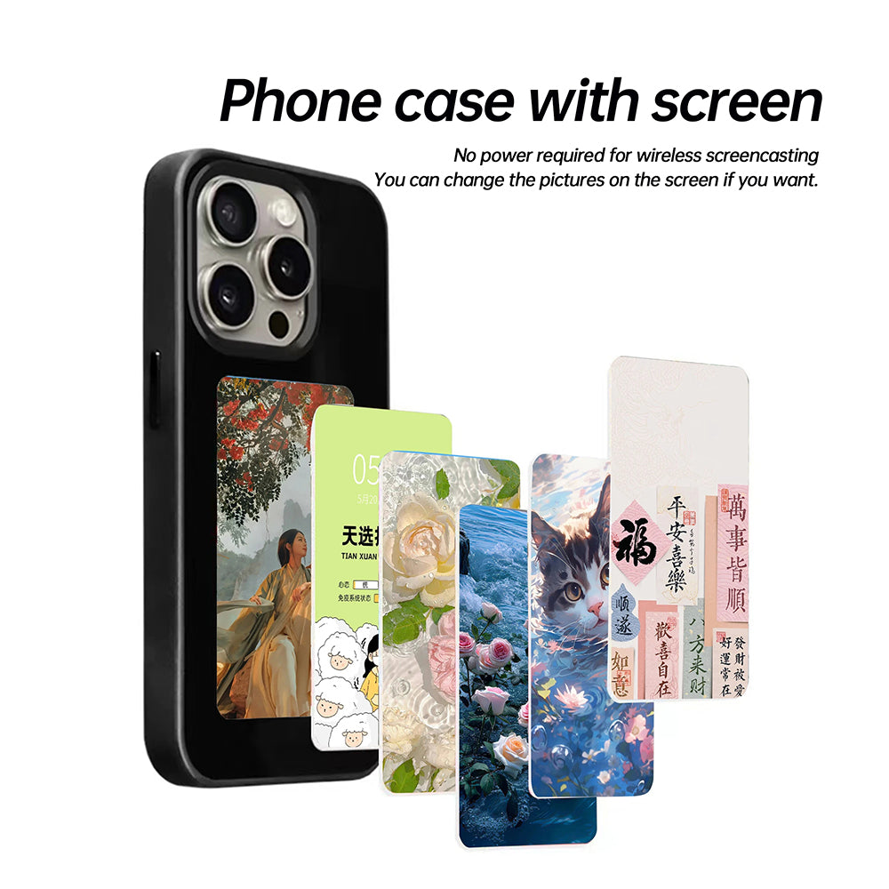 Deksel for Apple iPhone 16 Plus, Techsuit, SmartScreen NFC, Svart