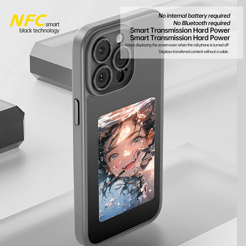 Deksel for Apple iPhone 16 Plus, Techsuit, SmartScreen NFC, Svart