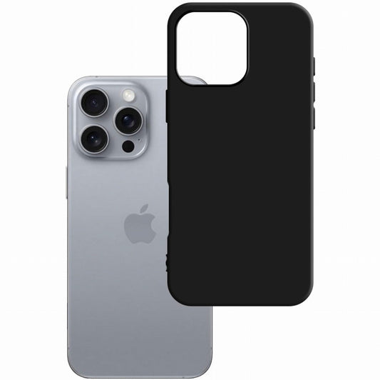 Deksel for Apple iPhone 16 Pro, 3MK, Matt svart