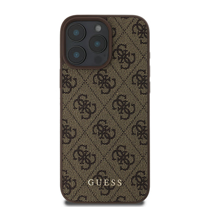 Deksel for Apple iPhone 16 Pro, Guess, 4G Classic, Svart