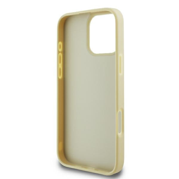 Deksel for Apple iPhone 16 Pro, Karl Lagerfeld, Metal Signature, Gull