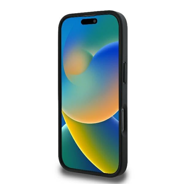 Deksel for Apple iPhone 16 Pro, Karl Lagerfeld, Monogram Karl & Choupette's Heads, Svart