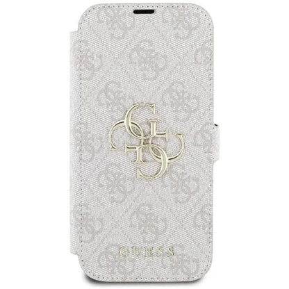 Deksel for Apple iPhone 16 Pro Max, Guess, 4G Book, Rosa