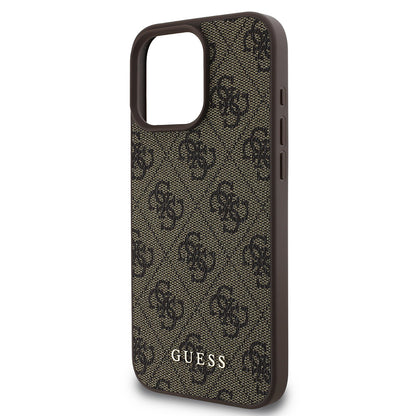 Deksel for Apple iPhone 16 Pro Max, Guess, 4G Classic, Brun