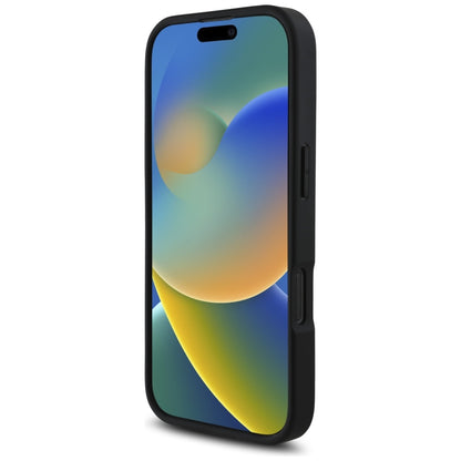 Deksel for Apple iPhone 16 Pro Max, Karl Lagerfeld, Grained Cardslots, Svart