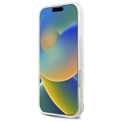 Deksel for Apple iPhone 16 Pro Max, Karl Lagerfeld, IML Rhinestones Karl's Head, Gjennomsiktig