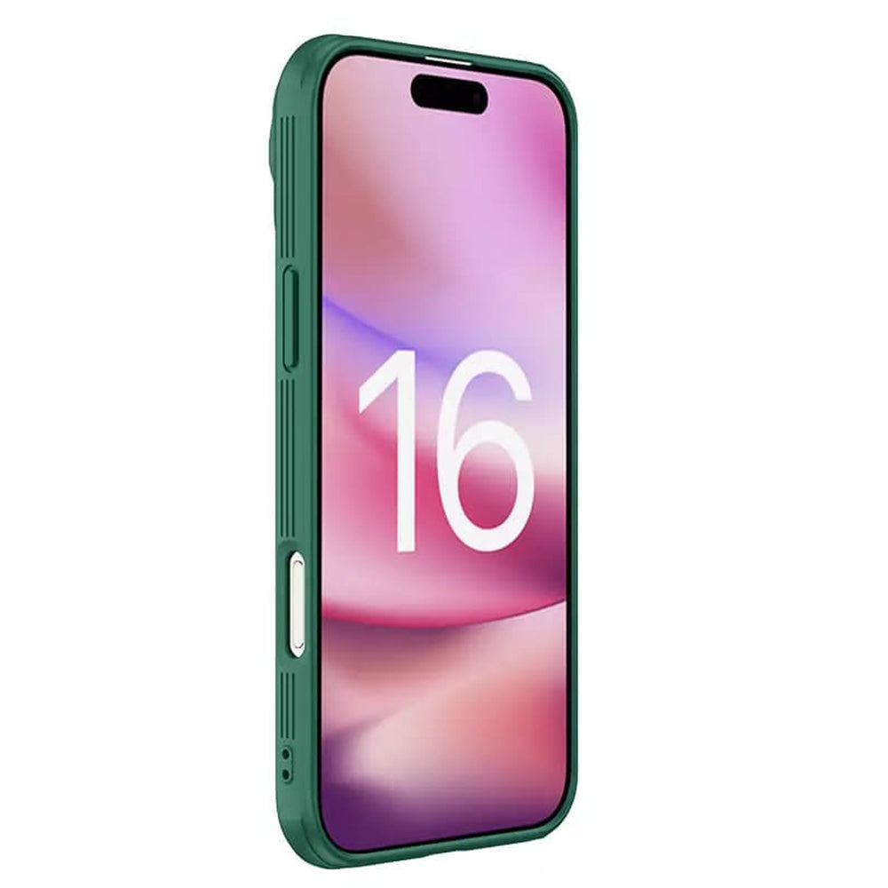 Deksel for Apple iPhone 16 Pro Max, Nillkin, CamShield Prop, Grønn