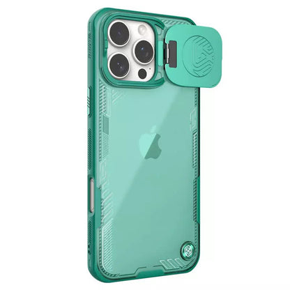 Deksel for Apple iPhone 16 Pro Max, Nillkin, Iceblade Prop (uten kamerautskjæring), grønn