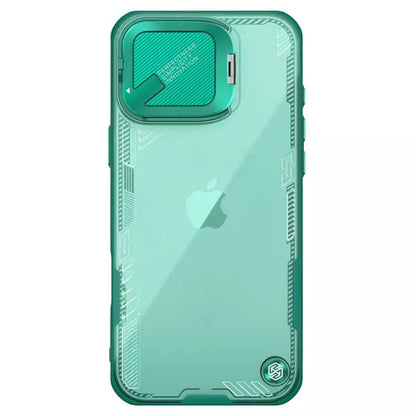 Deksel for Apple iPhone 16 Pro Max, Nillkin, Iceblade Prop (uten kamerautskjæring), grønn