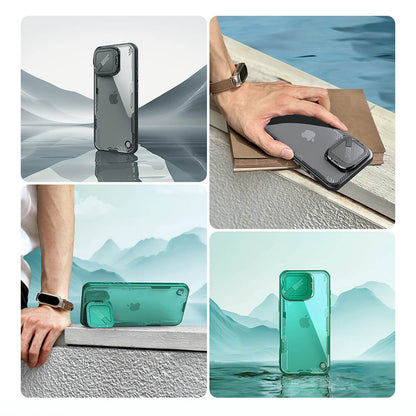 Deksel for Apple iPhone 16 Pro Max, Nillkin, Iceblade Prop (uten kamerautskjæring), grønn