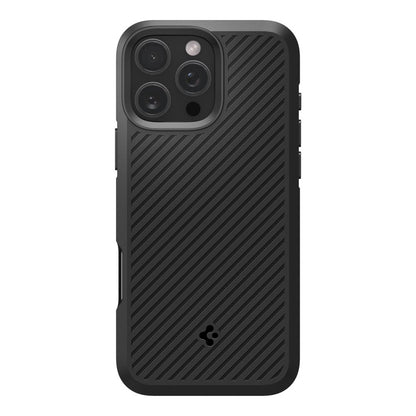 Deksel for Apple iPhone 16 Pro Max, Spigen, Core Armor, Matt Svart