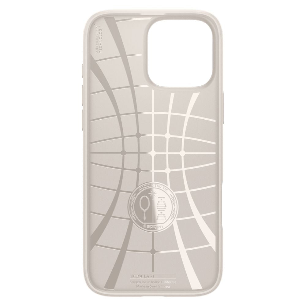 Deksel for Apple iPhone 16 Pro Max, Spigen, Liquid Air, Beige