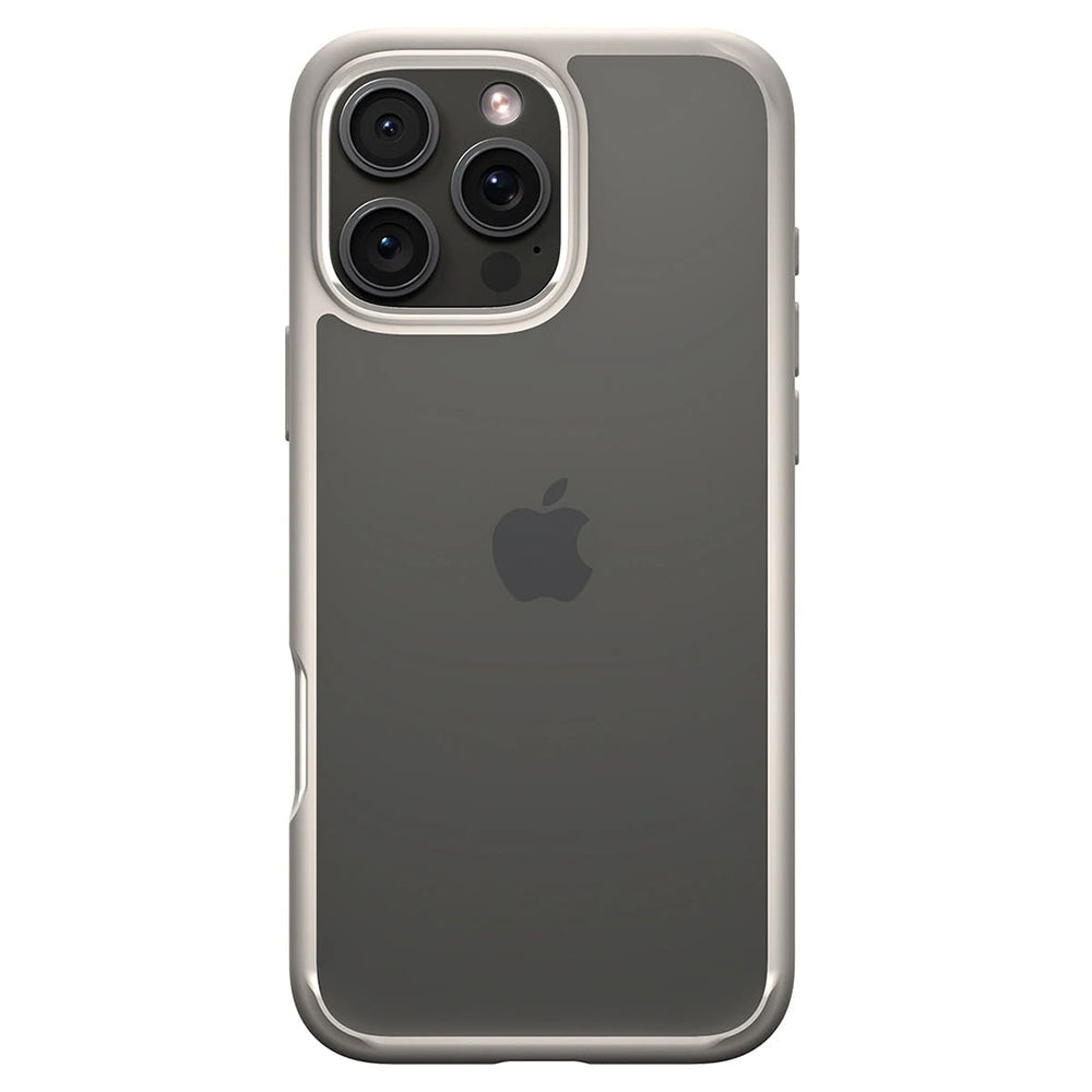 Deksel for Apple iPhone 16 Pro Max, Spigen, Ultra Hybrid, Beige ACS08385