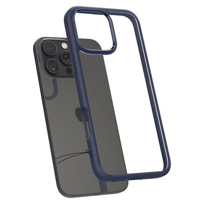 Deksel for Apple iPhone 16 Pro Max, Spigen, Ultra Hybrid, Marineblå
