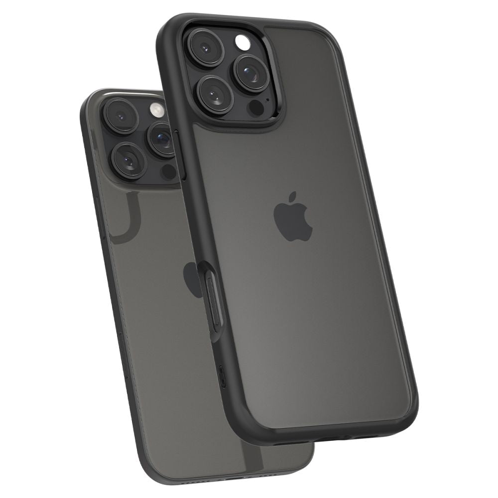 Deksel for Apple iPhone 16 Pro Max, Spigen, Ultra Hybrid, Matt Svart ACS07996