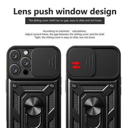 Deksel for Apple iPhone 16 Pro Max, Techsuit, CamShield, Svart