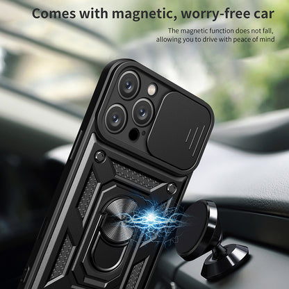 Deksel for Apple iPhone 16 Pro Max, Techsuit, CamShield, Svart