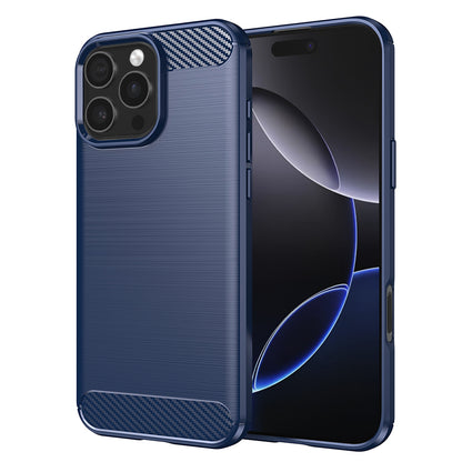 Deksel for Apple iPhone 16 Pro Max, Techsuit, Karbon, Blå