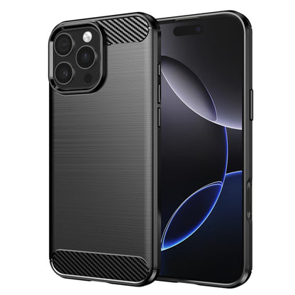 Deksel for Apple iPhone 16 Pro Max, Techsuit, Karbon, Svart
