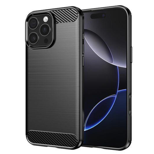 Deksel for Apple iPhone 16 Pro Max, Techsuit, Karbon, Svart