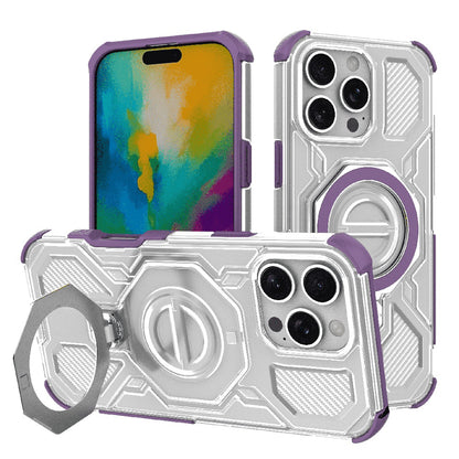 Deksel for Apple iPhone 16 Pro Max, Techsuit, Carbon Shield Pro, Lilla