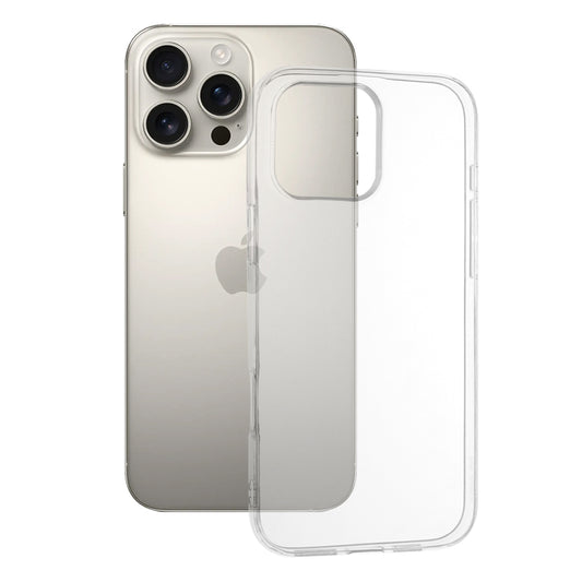 Deksel for Apple iPhone 16 Pro Max, Techsuit, Clear (Big Lens Hole), Gjennomsiktig