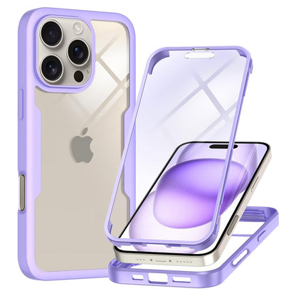 Deksel for Apple iPhone 16 Pro Max, Techsuit, ColorVerse 360, Lilla