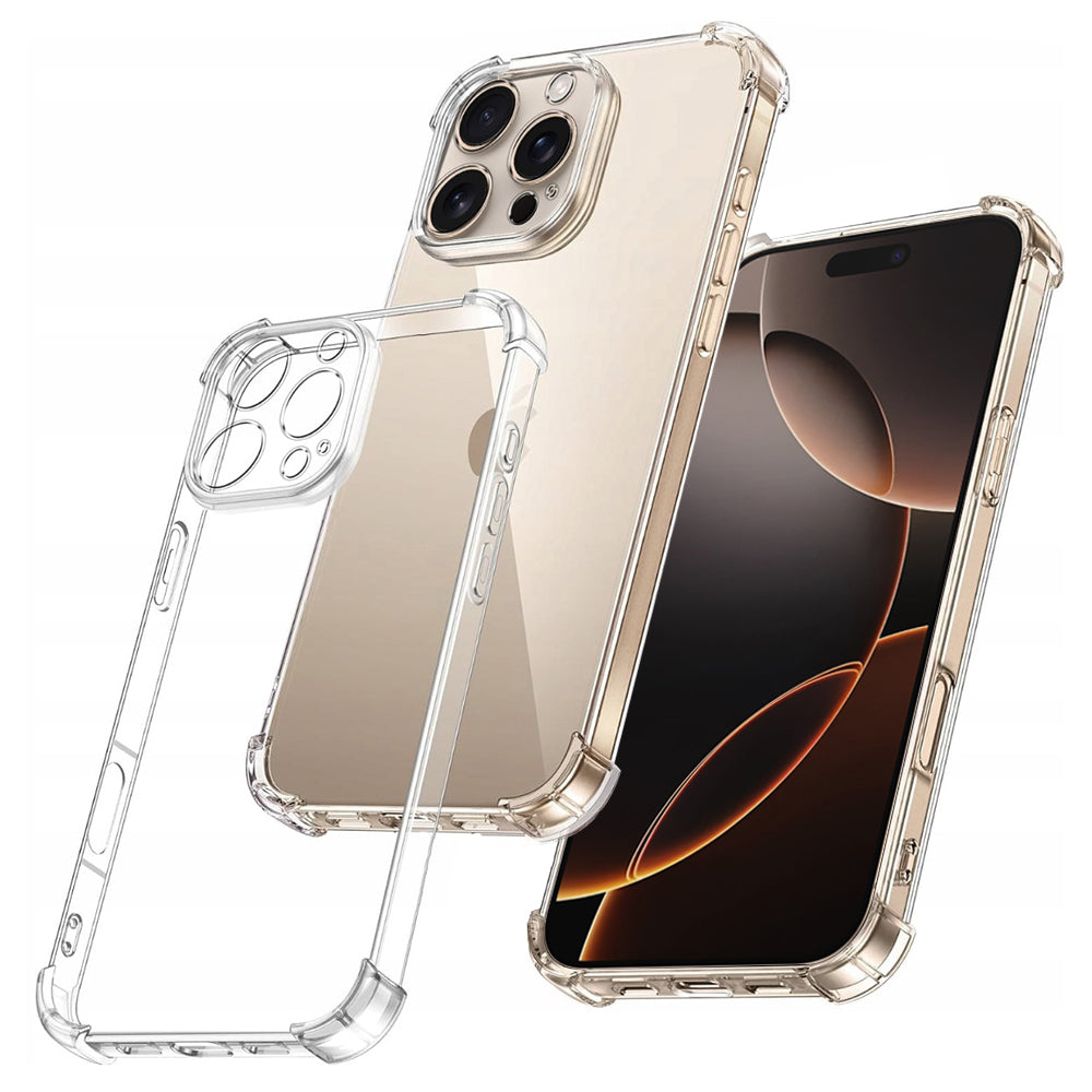 Deksel for Apple iPhone 16 Pro Max, Techsuit, Støtsikker Klar, Transparent