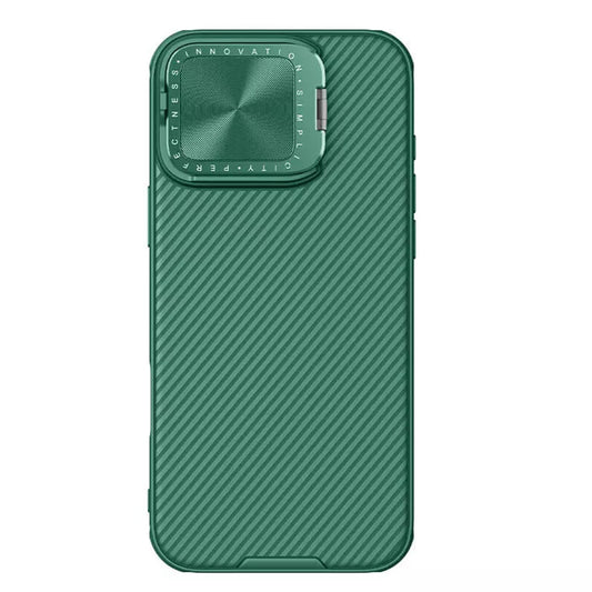Deksel for Apple iPhone 16 Pro, Nillkin, CamShield Prop, Grønn