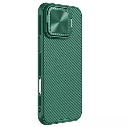 Deksel for Apple iPhone 16 Pro, Nillkin, CamShield Prop, Grønn