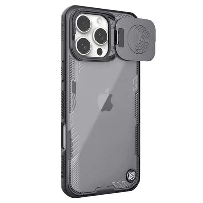 Deksel for Apple iPhone 16 Pro, Nillkin, Iceblade Prop (uten kamerautskjæring), svart