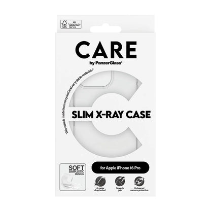 Deksel for Apple iPhone 16 Pro, PanzerGlass, Care Fashionable, Gjennomsiktig