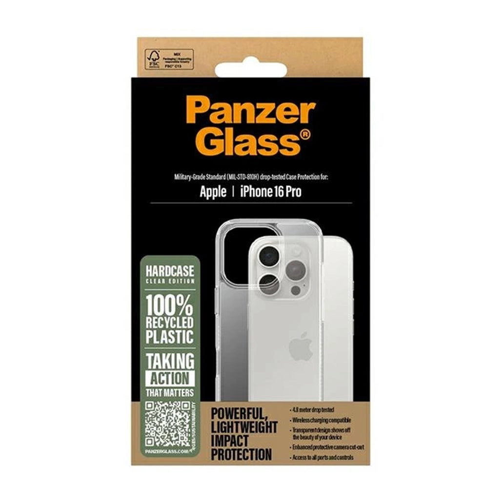 Deksel for Apple iPhone 16 Pro, PanzerGlass, HardCase, Gjennomsiktig