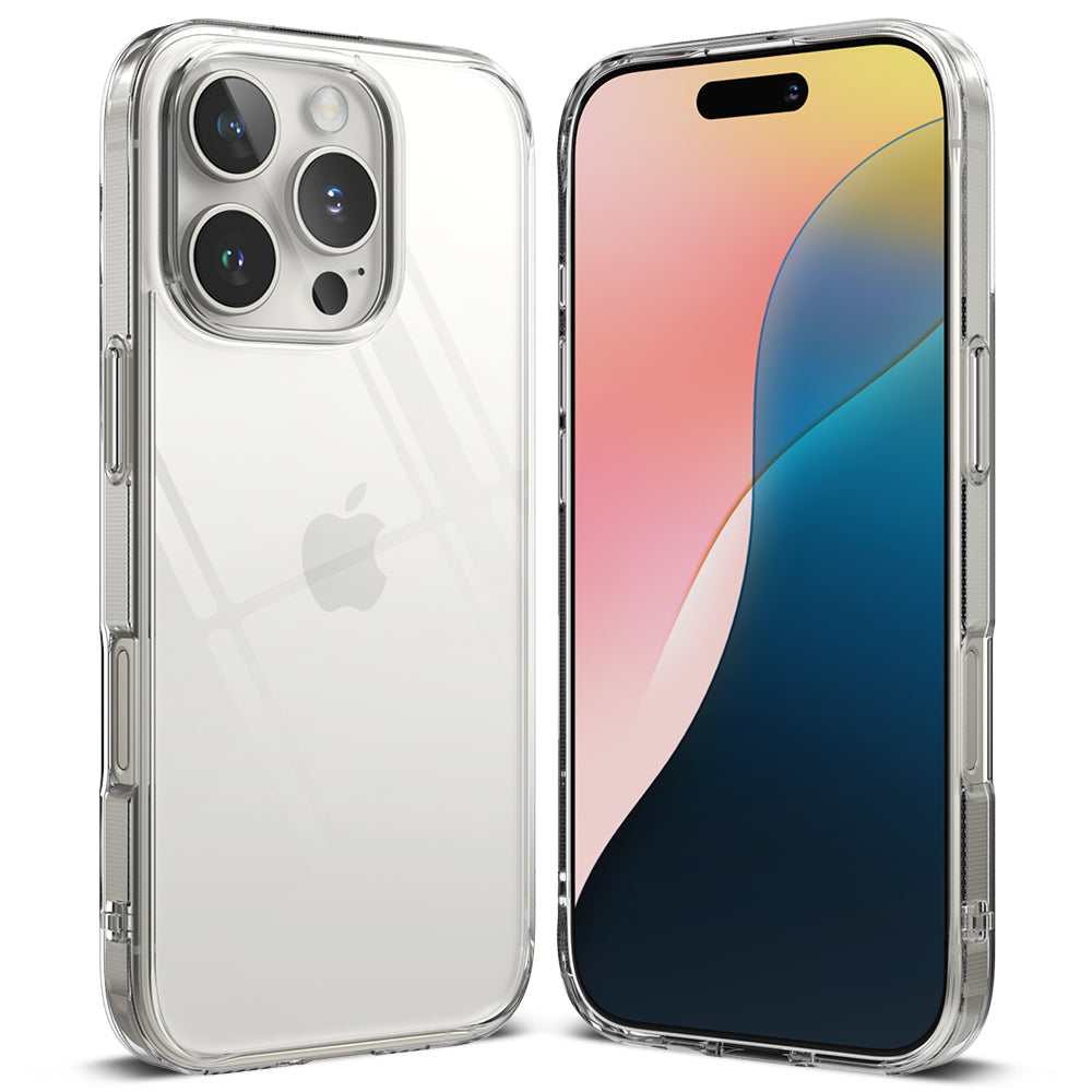Deksel for Apple iPhone 16 Pro, Ringke, Fusion, Transparent