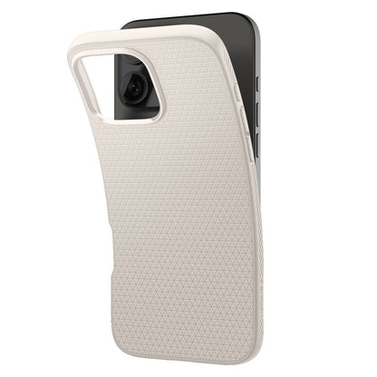 Deksel for Apple iPhone 16 Pro, Spigen, Liquid Air, Beige ACS08120