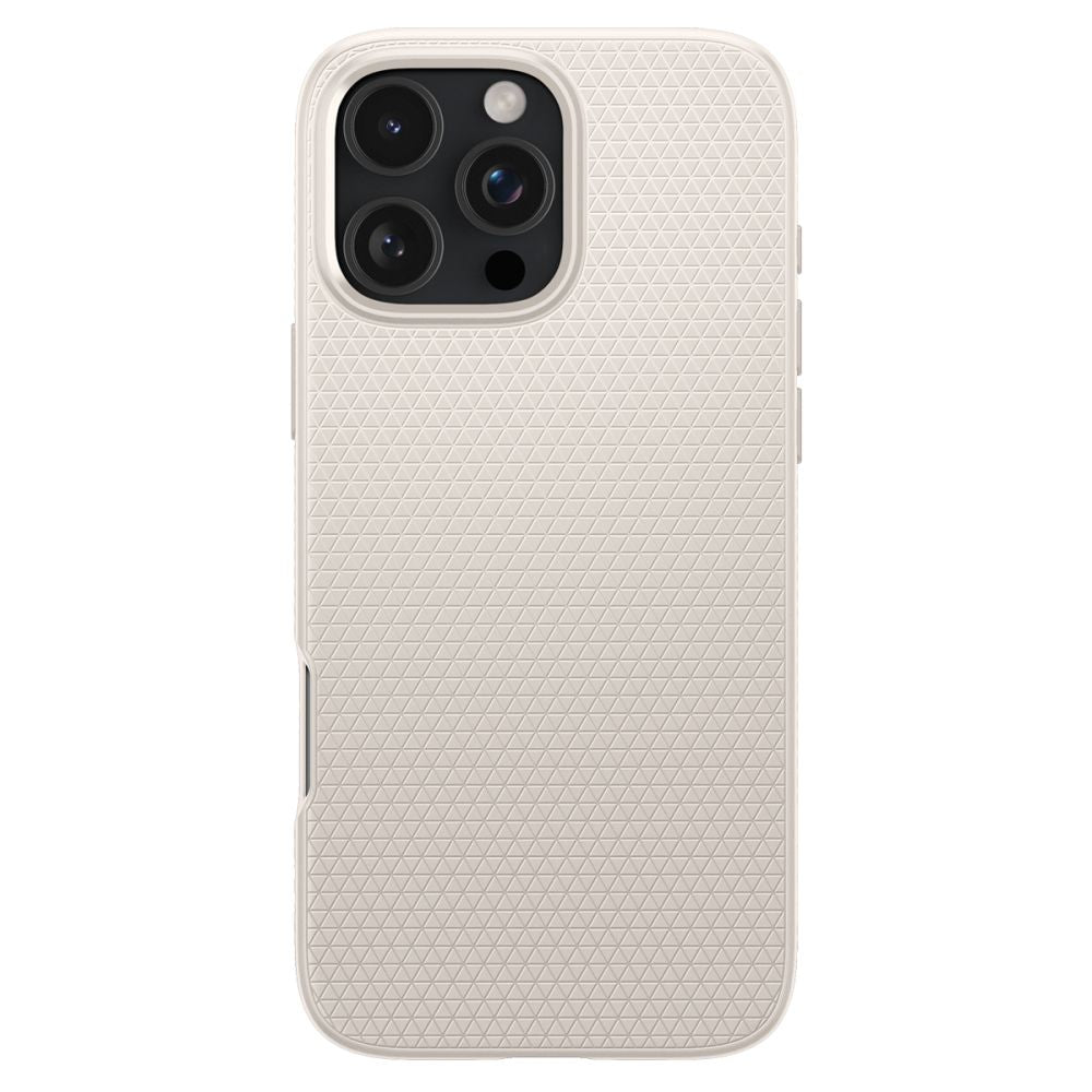 Deksel for Apple iPhone 16 Pro, Spigen, Liquid Air, Beige ACS08120