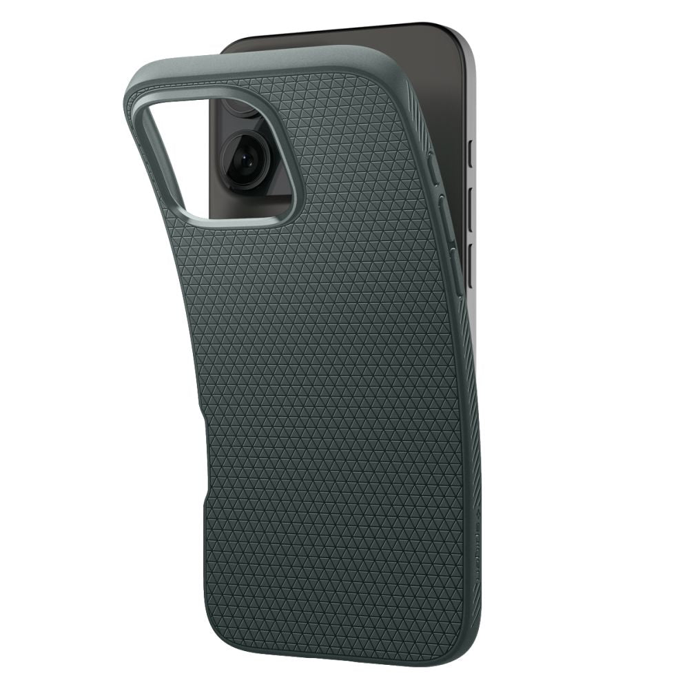 Deksel for Apple iPhone 16 Pro, Spigen, Liquid Air, Grønn ACS08119
