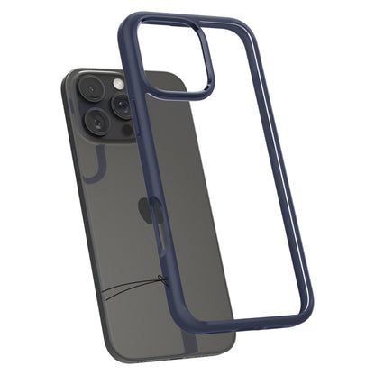 Deksel for Apple iPhone 16 Pro, Spigen, Ultra Hybrid, Marineblå ACS08126