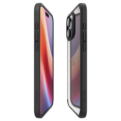 Deksel for Apple iPhone 16 Pro, Spigen, Ultra Hybrid, Matt Svart