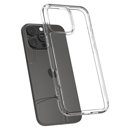 Deksel for Apple iPhone 16 Pro, Spigen, Ultra Hybrid, Transparent ACS08121